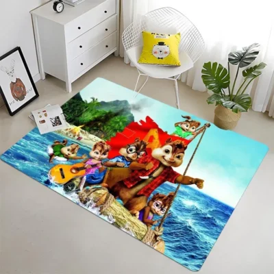 Alvin The Chipmunks On Beach Rug - Alvin And The Chipmunks Shop