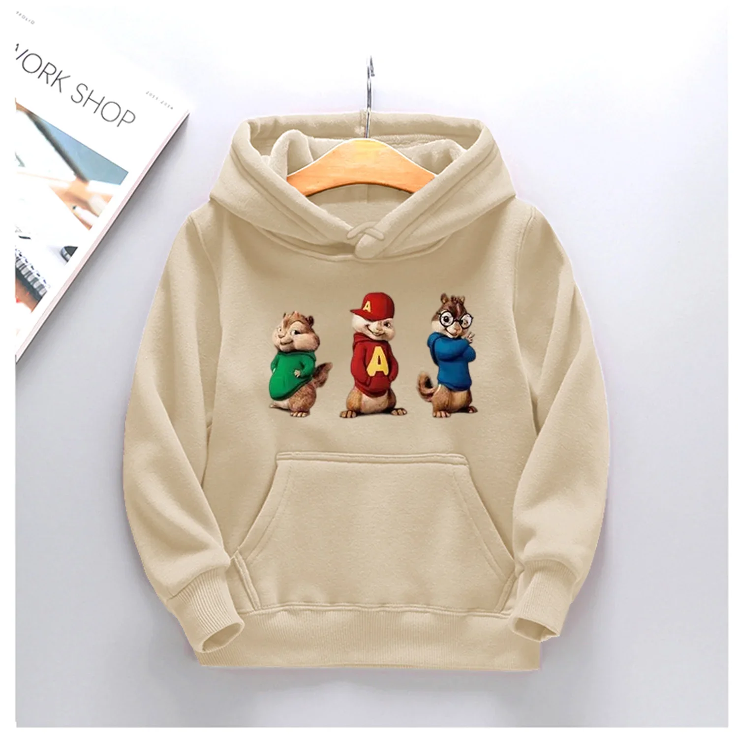 kf Sbb6551d1053f44c1b8b6dba70aa15f6dn Hot Sold Kids Alvin and the Chipmunks Autumn Spring Pullover Hooded Sweater Boys Girls Chilren Casual - Alvin And The Chipmunks Shop